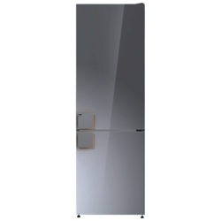 Gorenje by Starck NRK612ST Freestanding Fridge Freezer, A++ Energy Rating, 60cm Wide, Reflective Grey